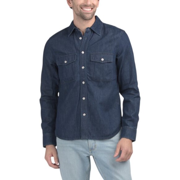 RAG & BONE Linen Blend Jack Shirt - Picture 1 of 2